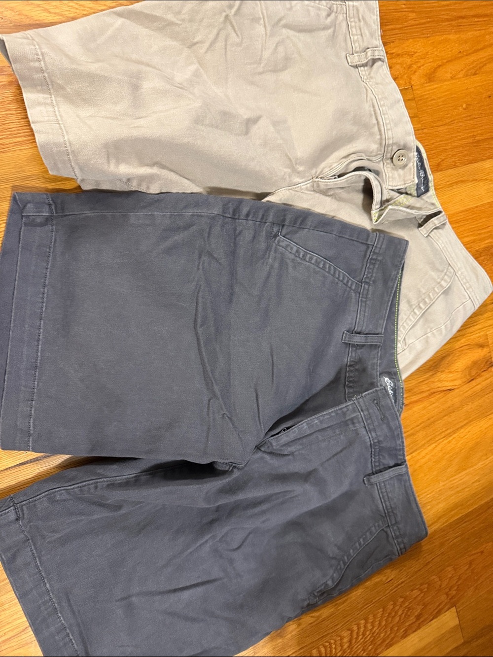 Eddie Bauer Women's Shorts Set in Gray and Khaki